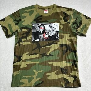 Supreme Anti-Hero ICE Skateboards Camo Graphic T-Shirt Mens Sz M Made in USA